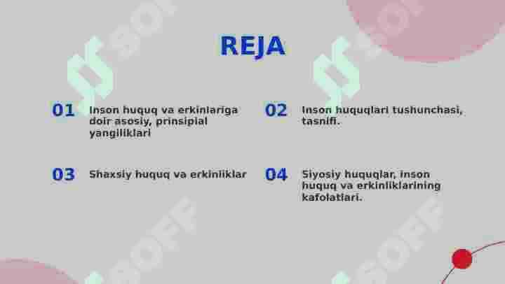 INSONNING SHAXSIY HAMDA SIYOSIY HUQUQLARAINI MUSTAHKAMLASH MASALALARI. 3