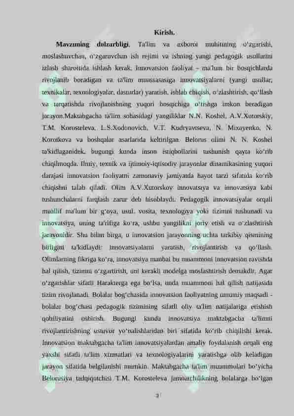 Mashg‘ulotga tarbiyachining innovatsion yondashuvi. 3