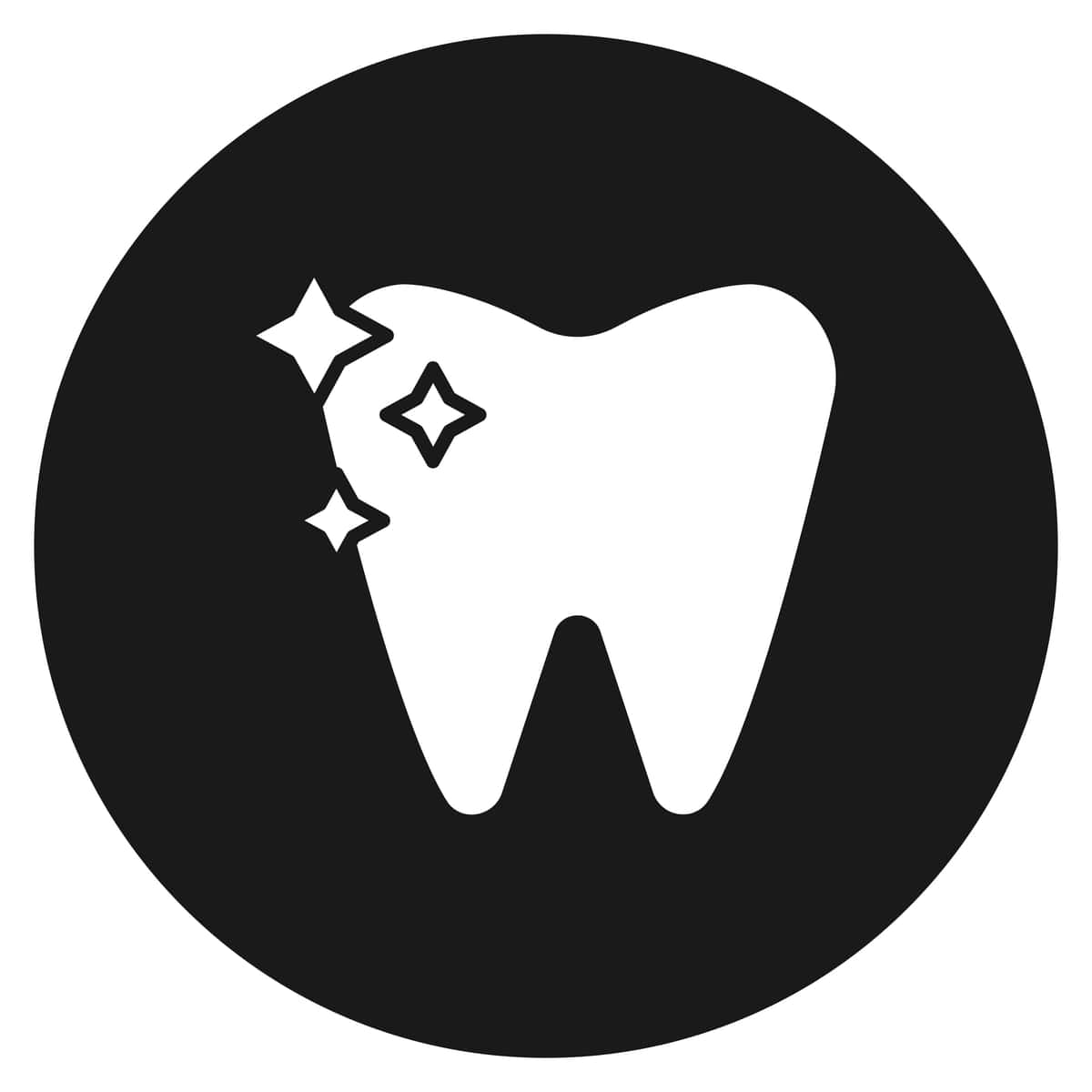 Toza tish vektor belgisidan stomatologik parvarishlash piktogrammasidan foydalanish mumkin | Clean tooth vector icon can be used dental care iconset 1