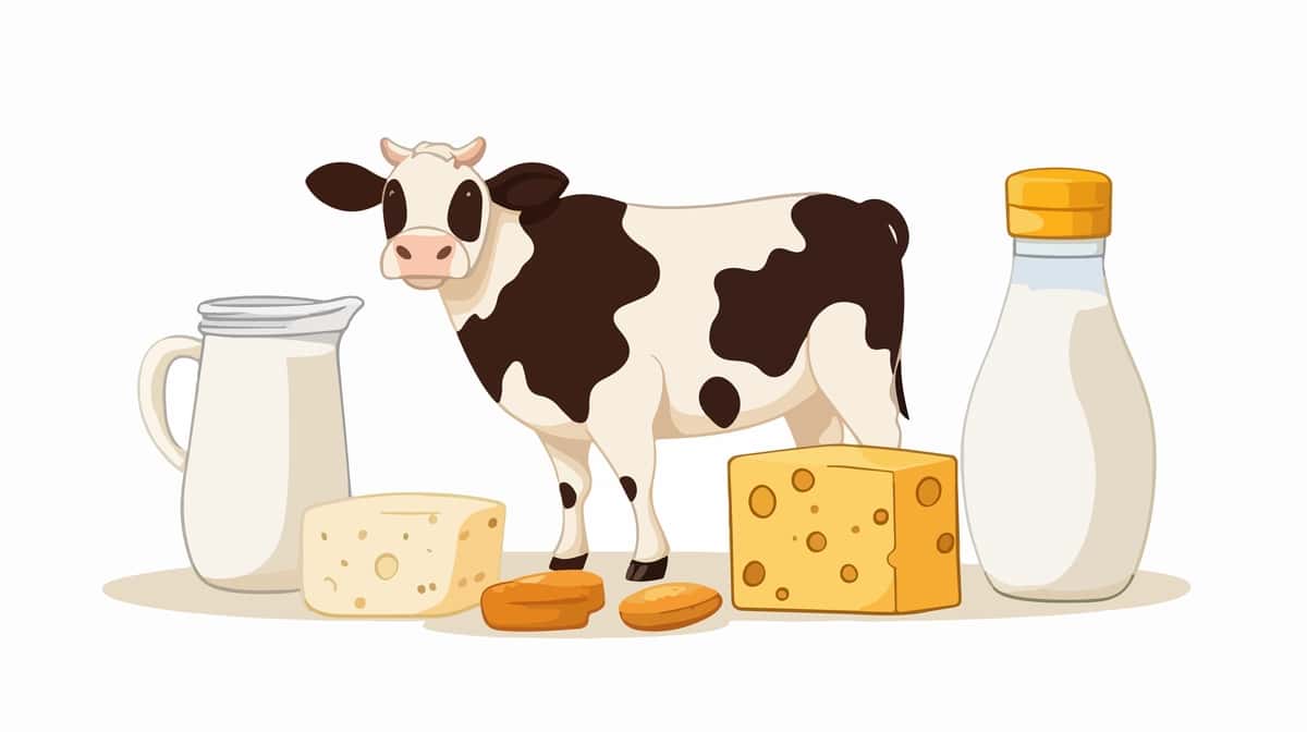 Sigirni o'z ichiga olgan sut mahsulotlari | Dairy products featuring cow 1