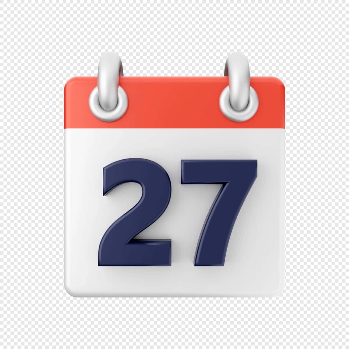 3D taqvim belgisi tasviri | 3d calendar icon illustration 1