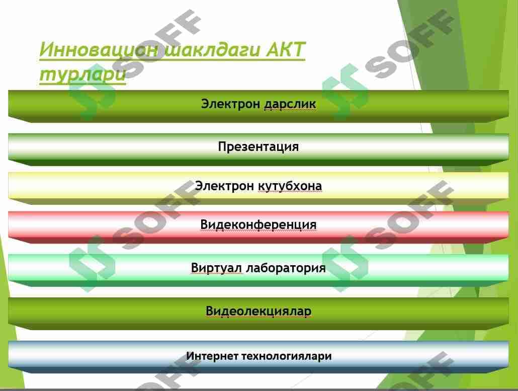 Maxsus fanlarni o‘qitishda ta`lim berishning zamonaviy vositalari 2