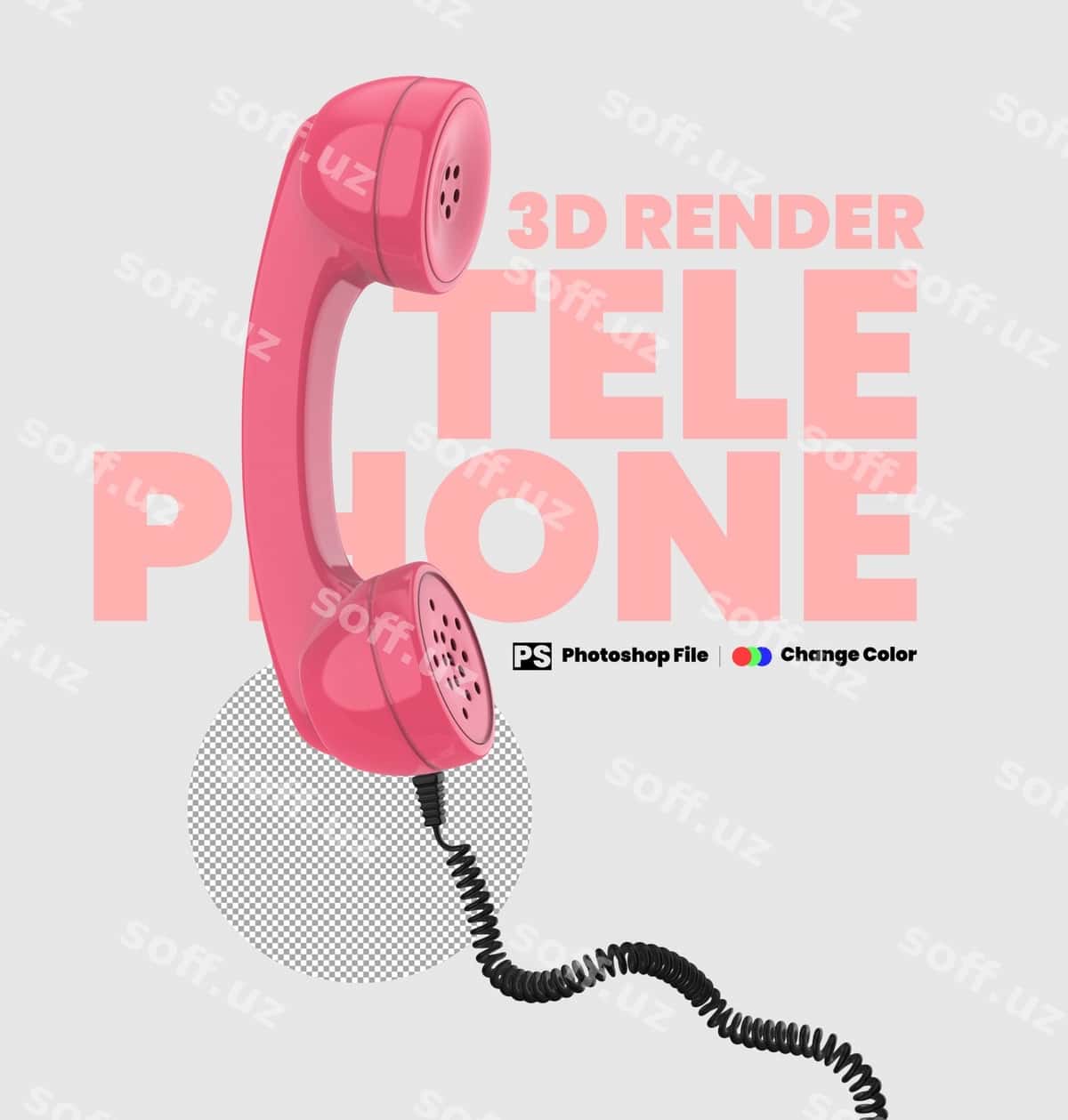 3d render telefon | 3d render telephone 1