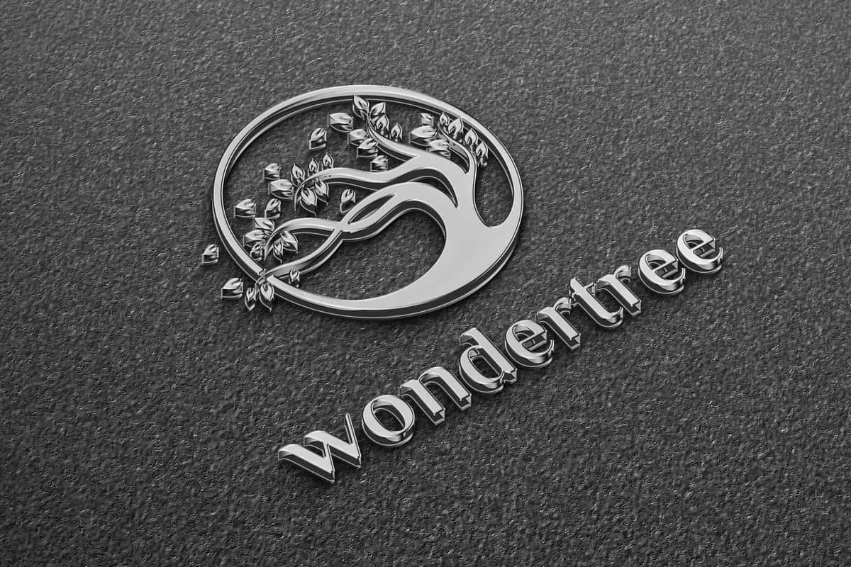 Elegant temir maket logotipi | Elegant iron mockup logo 1