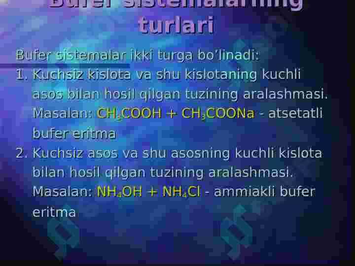 BUFER SISTEMALAR 4