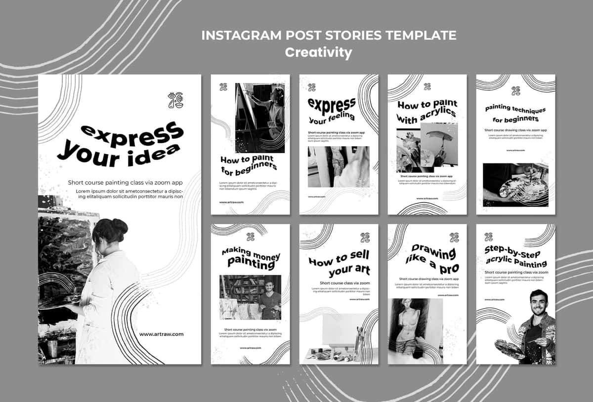Ijtimoiy tarmoqlardagi ijodkorlik hikoyalari | Creativity social media stories 1
