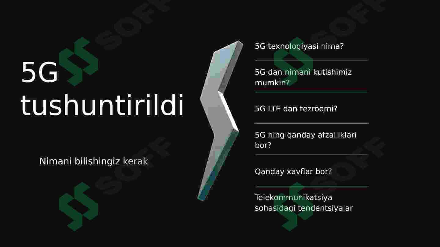 5G texmologiyasi 2