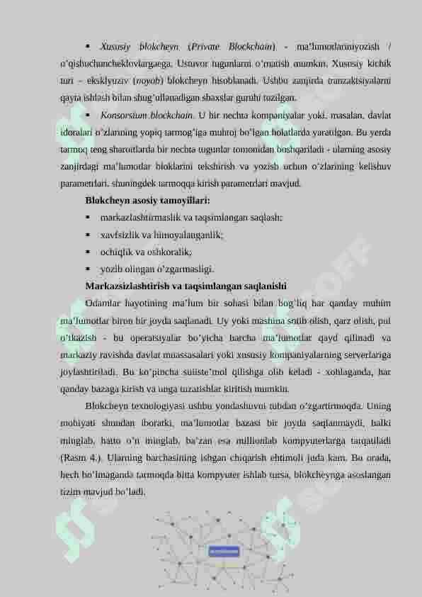 RAQAMLI IQTISODIYOTDA BLOKCHEYN TEXNOLOGIYALARI 6
