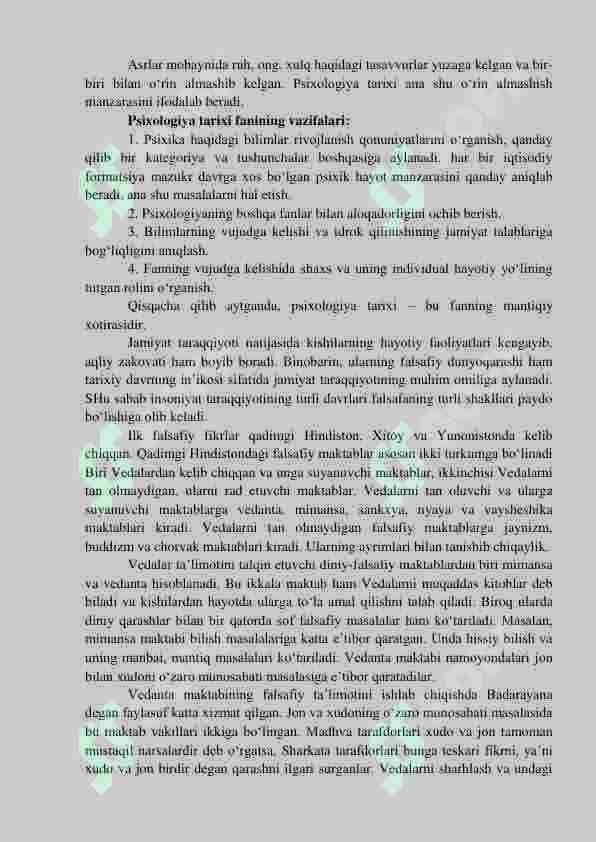 PSIXOLOGIYA TARIXI FANIGA KIRISH 3