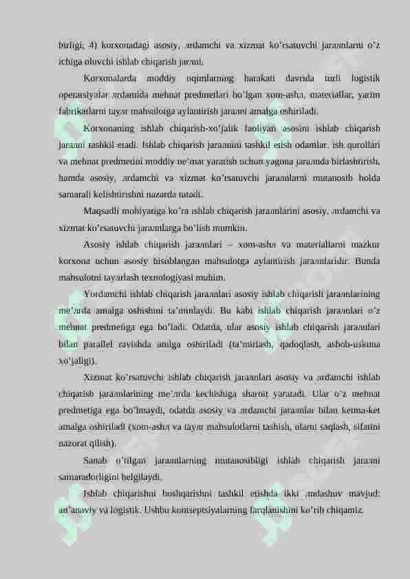 Ishlab chiqarish logistikasi 4