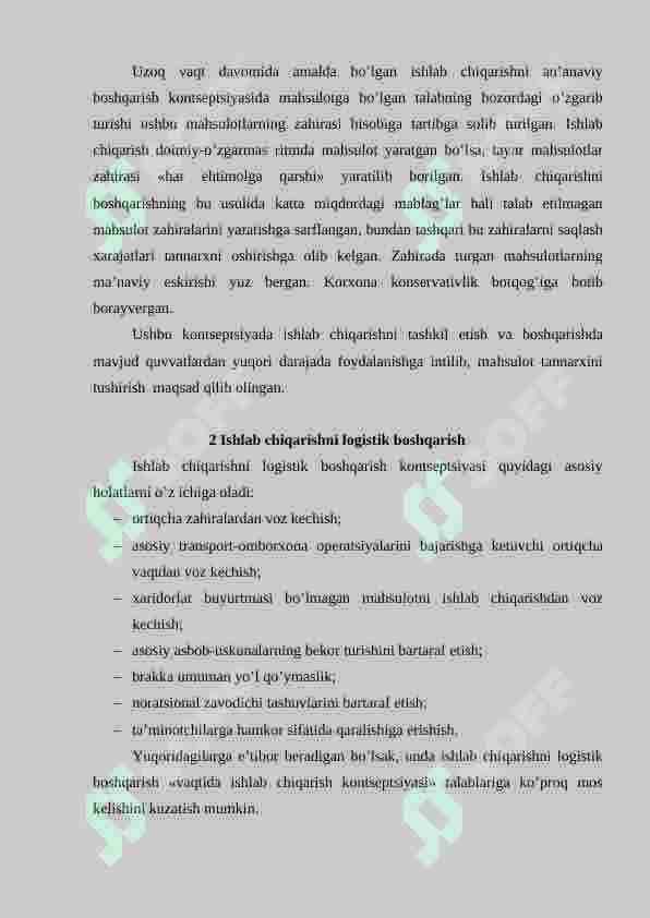 Ishlab chiqarish logistikasi 5