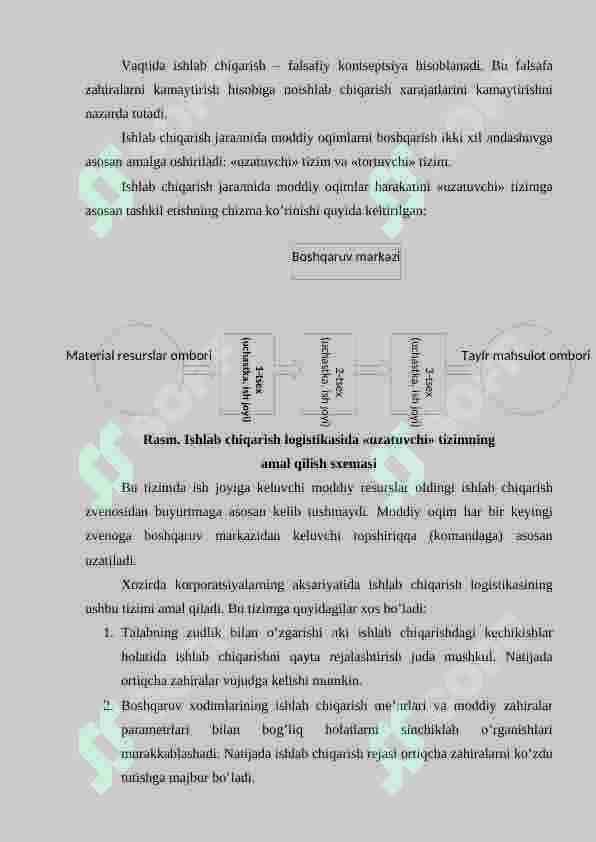 Ishlab chiqarish logistikasi 6