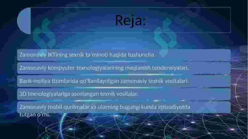 Iqtisodiyotda zamonaviy  IKTining	texnik ta’minoti. 2