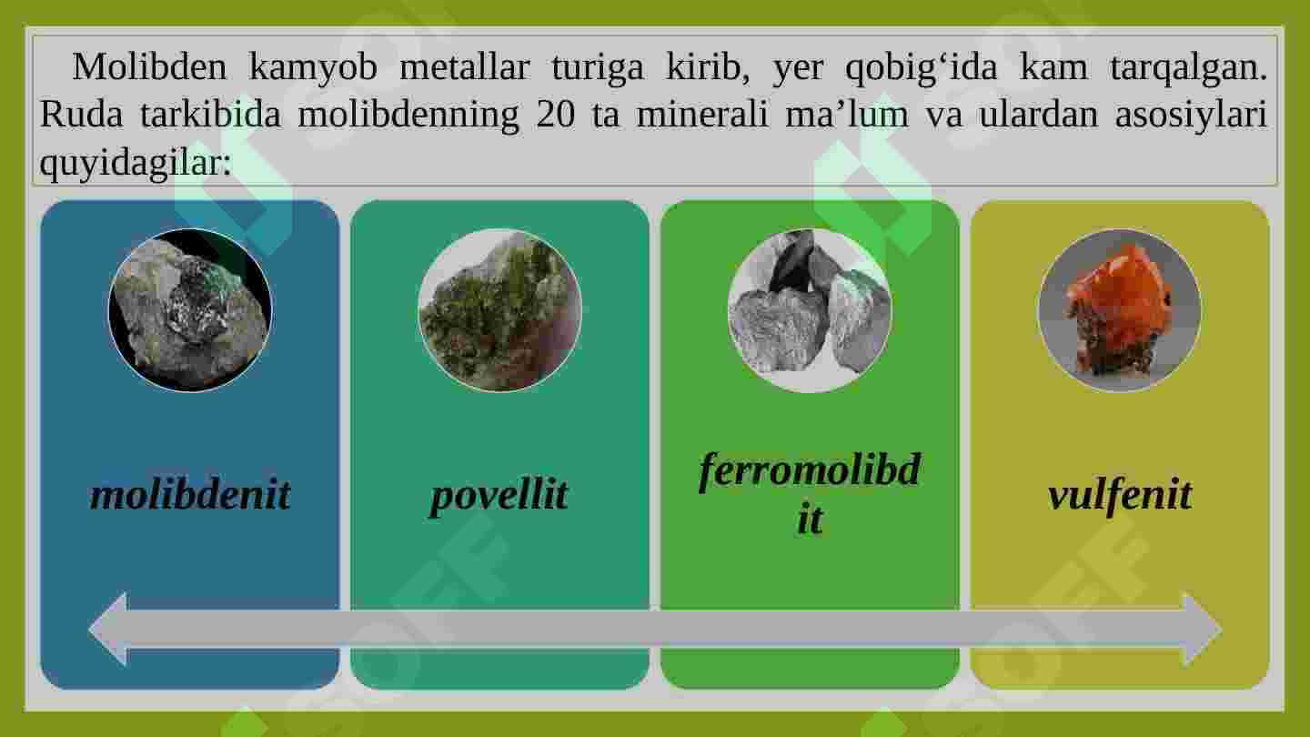 MOLIBDEN RUDALARINI BOYITISH TEXNOLOGIYASI 4