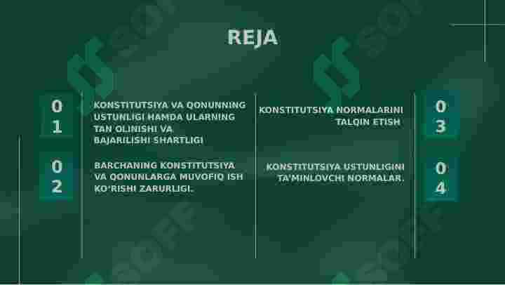 KONSTITUTSIYA USTUNLIGI VA MUHOFAZASI. 3