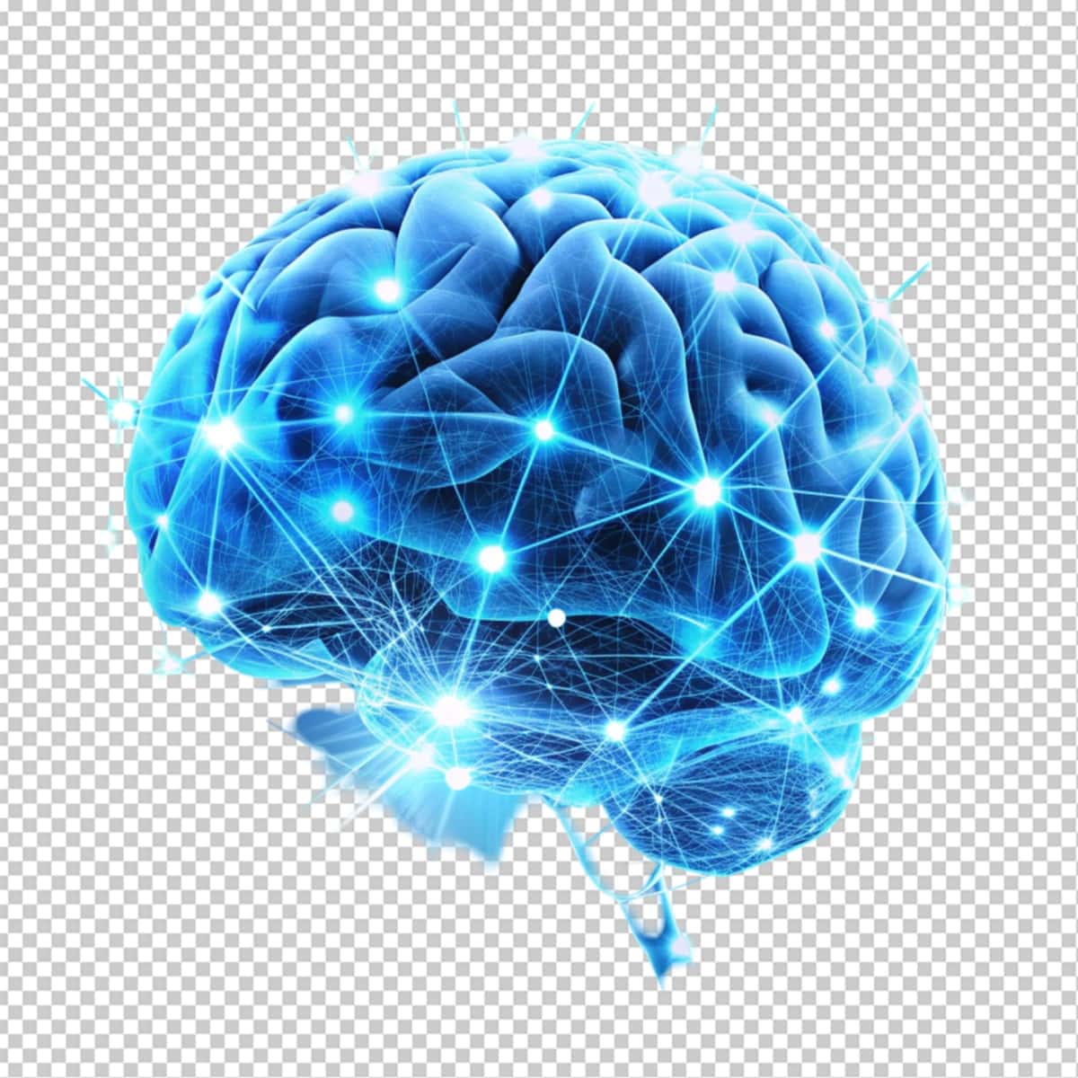 Miya texnologiyasi shaffof fonni sinaps qiladi | Brain technology synapses transparent background 1