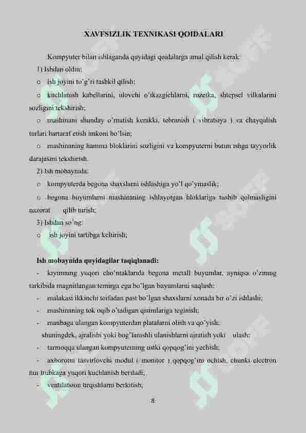 amaliyot hujjatlar jamlanmasi 6