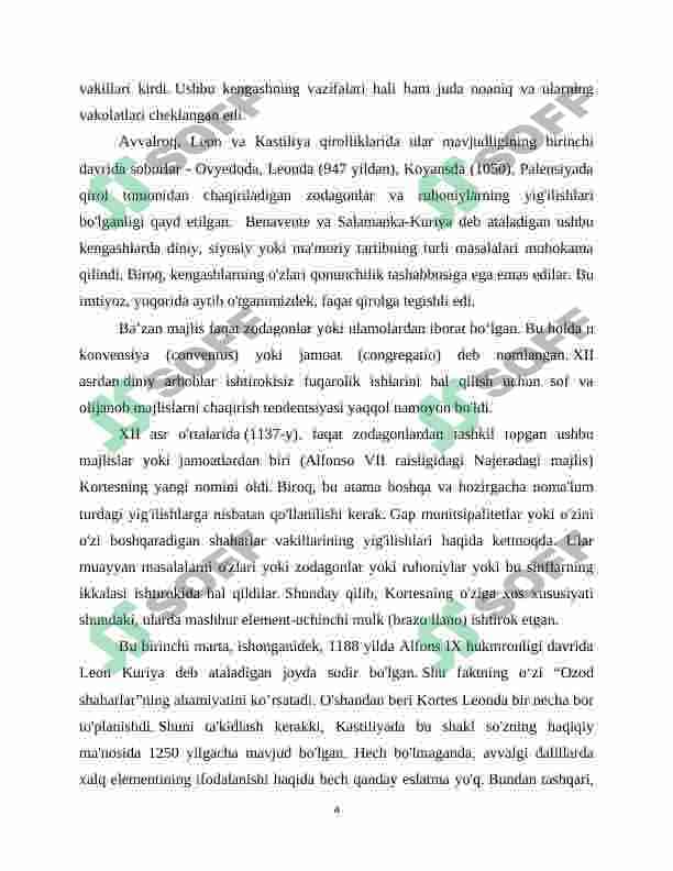 XI - XIII asrlarda Kastiliya va Leon qirolligi 4
