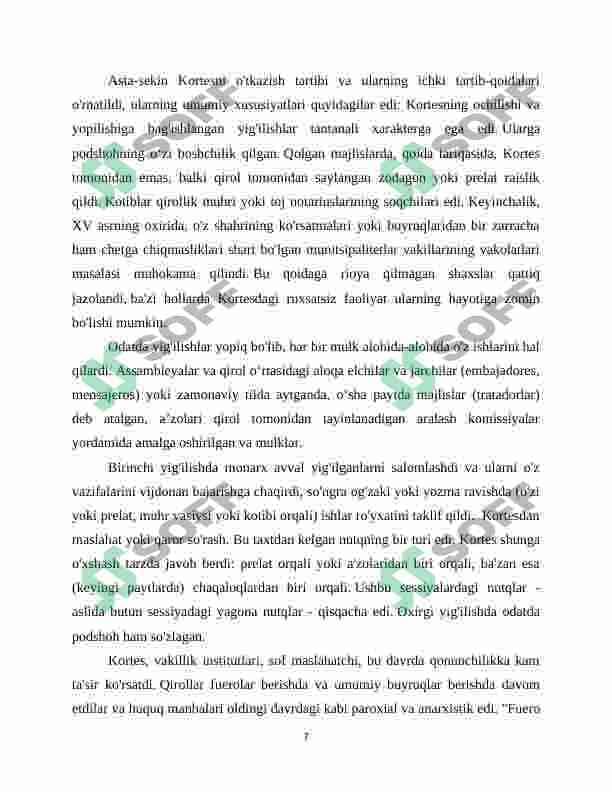 XI - XIII asrlarda Kastiliya va Leon qirolligi 7