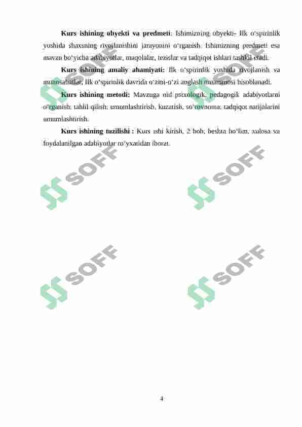 Ilk o'spirinlik davrida o'zini-o'zi anglash muammosi 4