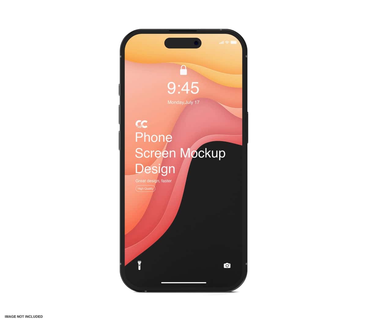 Smartfon ekrani maketi dizayni brendingi | Smartphone screen mockup design branding 1