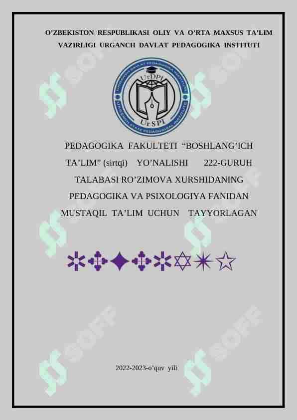 Tafakkur borasidagi psixologik nazariyalar