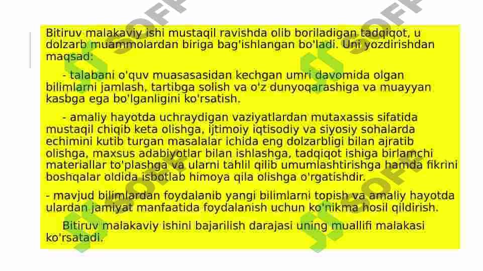 Talabalarning bitiruv malakaviy ishi 2