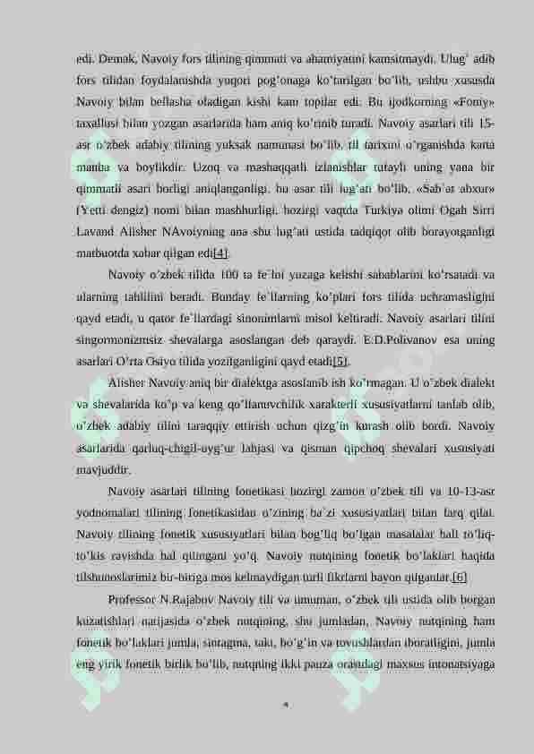 Alisher Navoiy o’zbek adabiy tili rivojlanishidagi o’rni 4