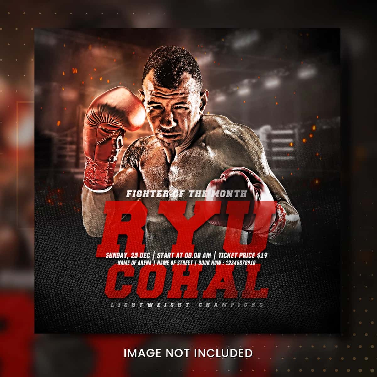 Boks bo'yicha poster jangi jangchilar oyi deb nomlandi | Poster boxing match called fighters month 1