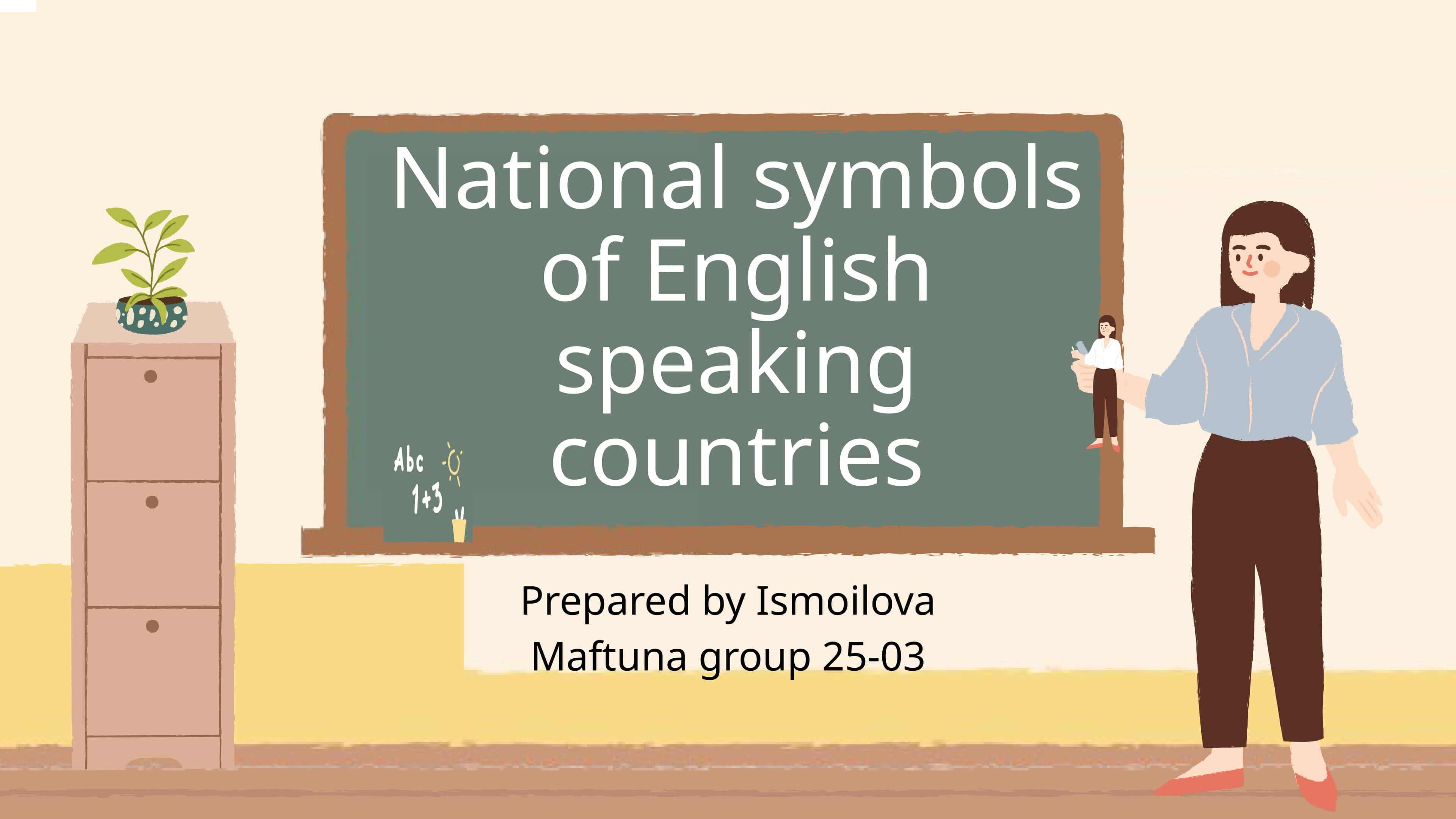 National symbols of English speaking countries