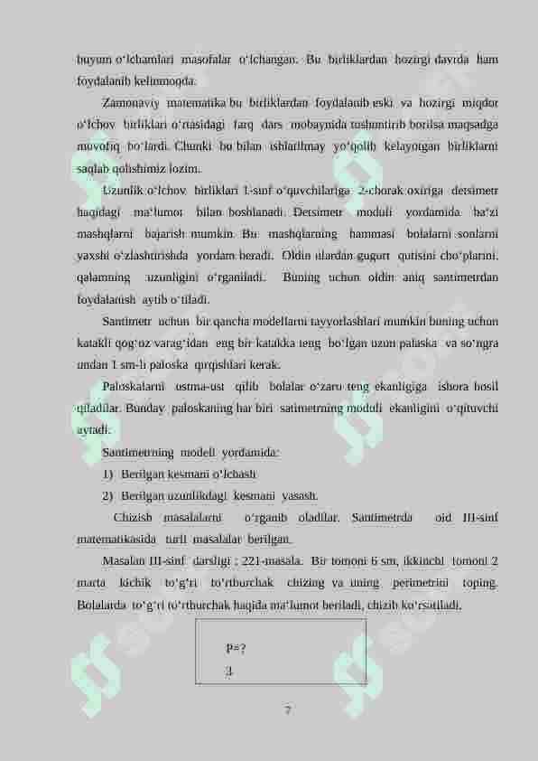 3-sinf o‘quvchilariga og‘irlik o‘lchovlarini o‘rgatish metodikasi 7