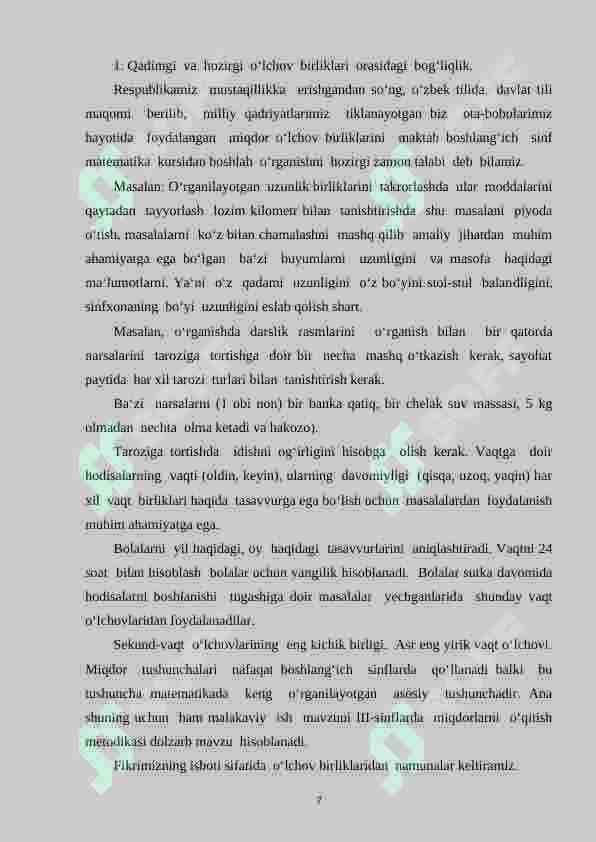 1-sinf o‘quvchilariga miqdorlarni o‘rgatish metodikasi 7