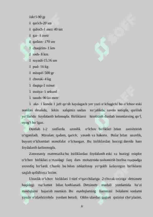 1-sinf o‘quvchilariga miqdorlarni o‘rgatish metodikasi 8