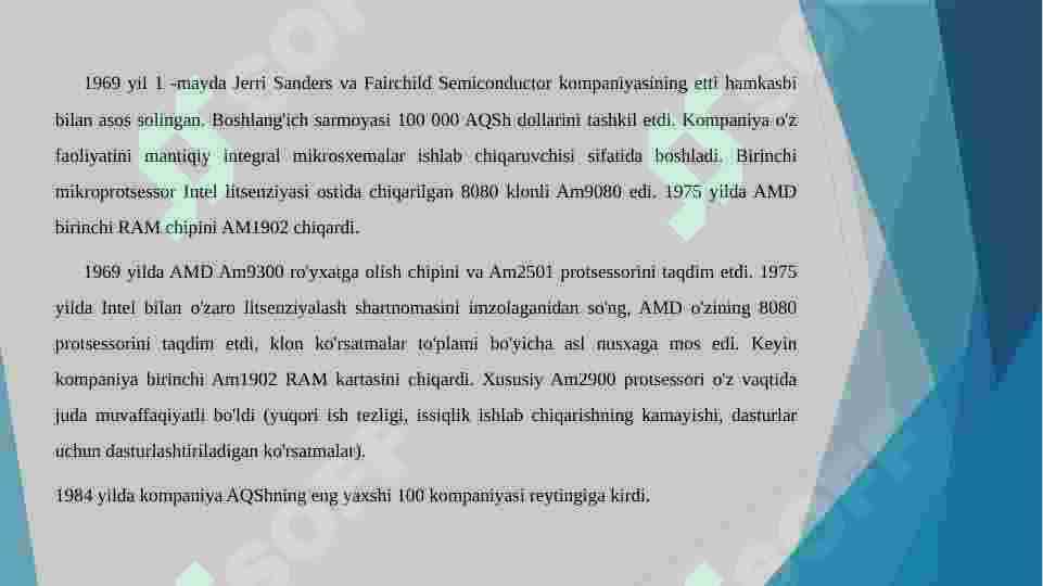 AMD KOMPANIYASI 4
