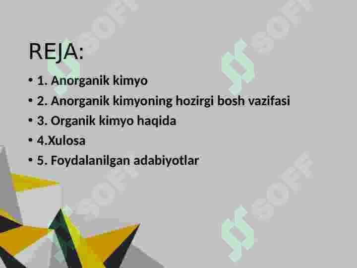 ANORGANIK KIMYO 2