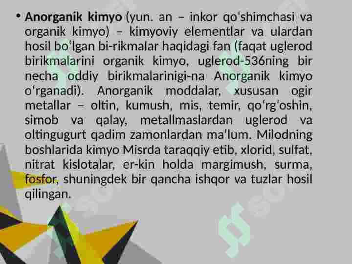 ANORGANIK KIMYO 4