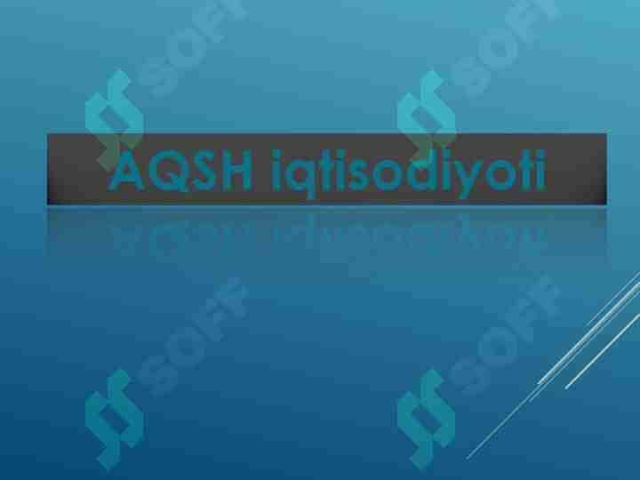 AQSH iqtisodiyoti