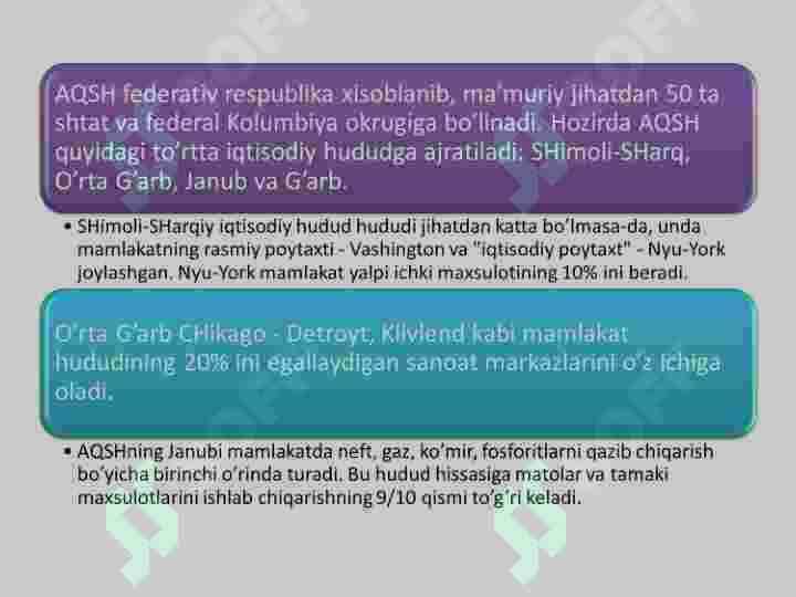 AQSH iqtisodiyoti 4
