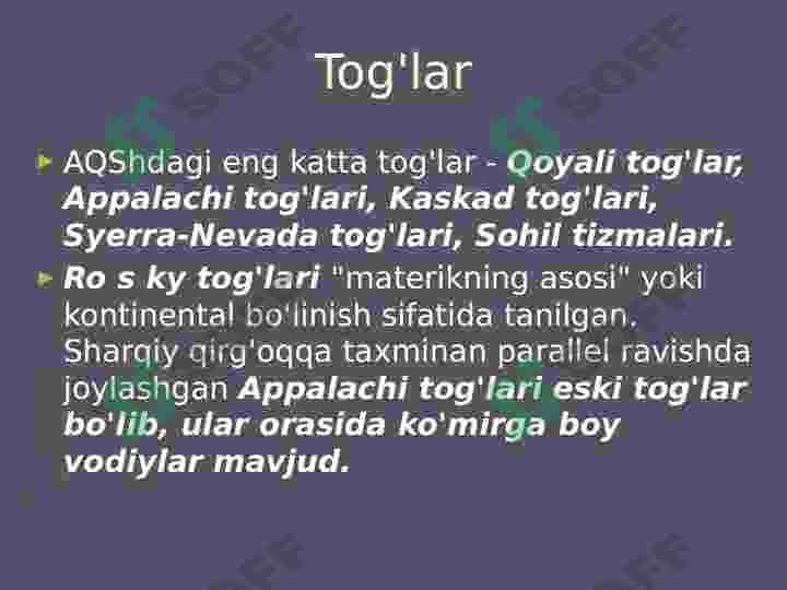 AQShning geografik joylashuvi 7