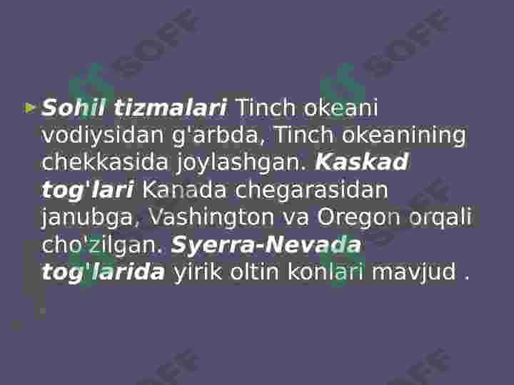 AQShning geografik joylashuvi 8
