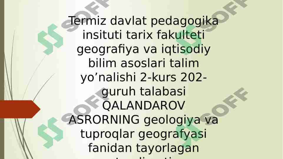 Taqirlar va taqirli o’tloq va botqoq tuproqlar