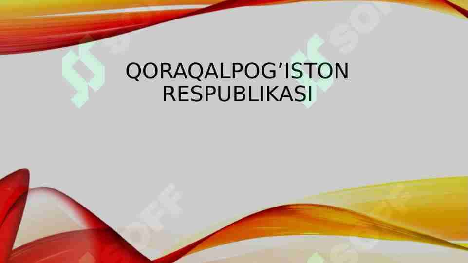 Qoraqalpogʻiston Respublikasi