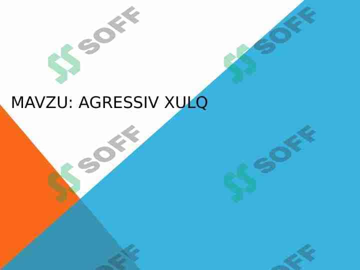 Agressiv xulq