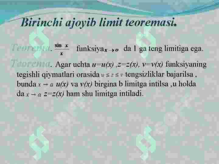 Ajoyib limit 3
