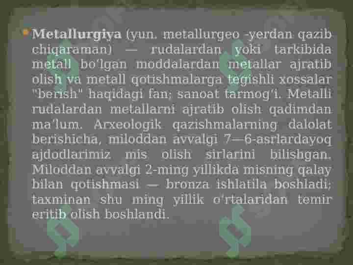 Alkimyo davri 7