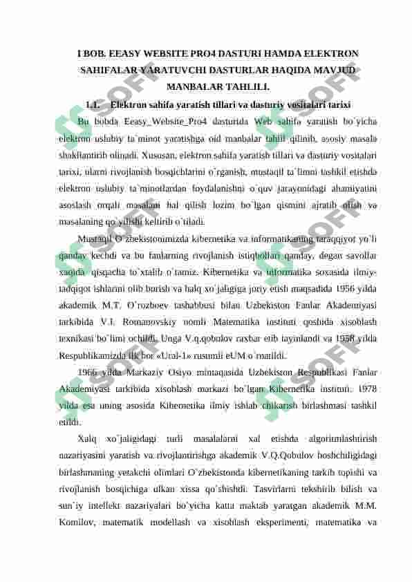 Eeasy Wеbsitе Pro4 dasturi hamda elеktron sahifalar yaratuvchi dasturlar 8