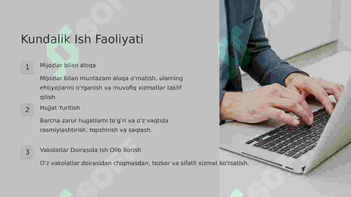 Amaliyot hisoboti agrobank 2