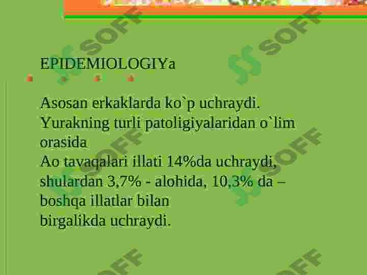 Aorta yetishmovchiligi 2