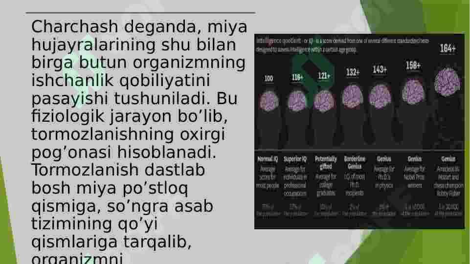 Aqliy ish qobilyatini aniqlash 8