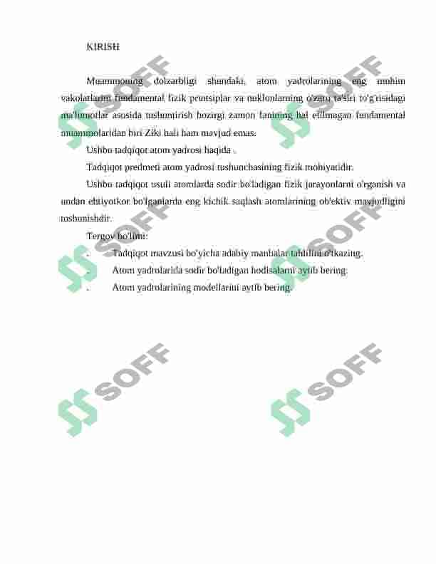 Atom yadrosining modellari 3